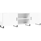 Maison Chic TV omarica - TV stojalo - Televizijska omarica visok sijaj bela 150x30x50 cm inženirski les, (21701758) | Shoptok.si