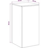  Stalak za biljke 2 pcs Maslinastozelena 40 x 40 x 80 cm Čelik - Maslinastozelena 2x (40 x 40 x 80 cm) | shoptok.hr