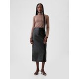 GAP Faux leather midi skirt Utility - Women's Cene