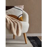 Time fotelj, naravne barve, bela les, tekstil | Shoptok.si