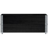  Okviri za palete 2 kom crni 100 x 50 cm od masivne borovine | shoptok.hr