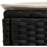  Vrtni otoman 2 Komad Crna i Krema 38 x 38 x 45 cm PE ratan | shoptok.hr