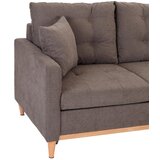 MID.YOU sedežna garnitura kring, siva, z ležiščem | Shoptok.si