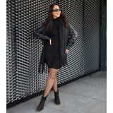 Gemre Black leather ankle boots with low block heel Karino | Shoptok.si