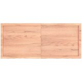  Kupaonska radna ploča svjetlosmeđa 140x60x(2-6) cm masivno drvo | shoptok.hr