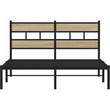  Metalni okvir kreveta bez madraca boja hrasta sonome 140x190 cm | shoptok.hr