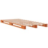 vidaXL Postelja iz palet voščeno rjava 90x200 cm trdna borovina, (21038481) Cene