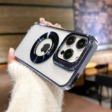 INORCO Za iPhone 14 Pro Max Galvaniziran ovitek za telefon, ki podpira magnetno polnjenje, etui za telefon s stojalom, (22033131) Cene