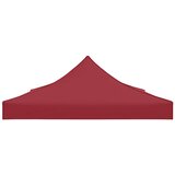 Krov za šator za zabave 4,5 x 3 m bordo 270 g/m² | shoptok.hr