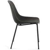 Kave Home Tamno siva metalna vrtna stolica Quinby – | shoptok.hr