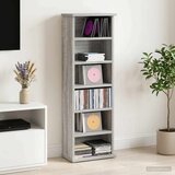 Cd ormar Siva Sonoma 60 x 17 x 92 cm Konstruirano drvo | shoptok.hr