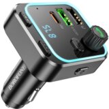 FM transmiter Bluetooth sa USB+Type-C punjaćem BOROFONE BC53 Highway PD20W+QC3.0 car black | Eponuda.ba
