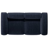 Cosmopolitan Design Tamno plava sofa od samta 224 cm Bergano – | shoptok.hr