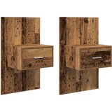 Noćni ormar 2 pcs Staro drvo 50 x 32,5 x 80cm Konstruirano drvo | shoptok.hr