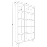 Hanah home Zipa polica za dom, 100x184x25 cm, krem | Eponuda.ba