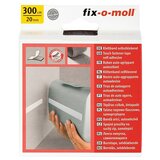 Fix-o-moll Trak z ježkom (300 cm x 20 mm, Črne barve, Lepljenje) | Shoptok.si