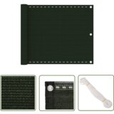  The Living Store Balkonsko platno temno zeleno 75x300 cm HDPE - Balkonsko Platno, (21742748) Cene