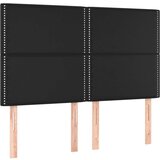  Uzglavlje crno 144x5x118/128 cm od umjetna koža | shoptok.hr
