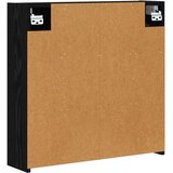  Kupaonski ormar s ogledalom Crni hrast 63,5 x 16 x 62,5 cm | shoptok.hr