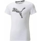 Puma ALPHA TEE G Majica za djevojčice, bijela, veličina