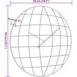  Zidni sat žuto-crni Ø 50 cm od konstruiranog drva | Eponuda.ba
