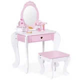 Veliki sto za šminkanje za decu pink ( 2950 )
