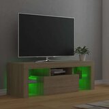 TV ormarić s LED svjetlima boja hrasta sonome 120 x 35 x 40 cm | shoptok.hr