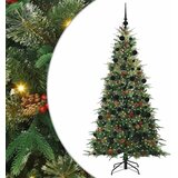  Umjetno božićno drvce s nogom s stalakom Zelena 210 cm PE i PVC | Eponuda.com