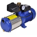 vidaXL modra brizgalna črpalka z merilnikom 1300 W 5100 L/h | Shoptok.si