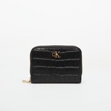 Calvin Klein Croc Medium Flap Wallet Black Universal | Shoptok.si