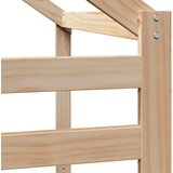  Visoki krevet s krovom 90 x 200 cm od masivne borovine | shoptok.hr
