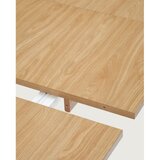Kave Home Raztegljiva jedilna miza z dodatno ploščo z mizno ploščo v hrastovem dekorju 95x200 cm Arlen – | Shoptok.si