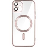 AVIZAR MagSafe ovitek za iPhone 11 Silikonska zašcita kamere Outline Chrome Roza, (20575128) Cene