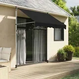 Ručno sklopiva tenda Crna 200 cm - Crna 200 cm Bijeli okvir