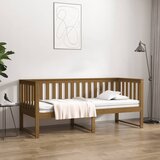  Dnevni ležaj smeđa boja meda 75x190 cm od masivne borovine | shoptok.hr