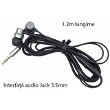 Yesido Stereo slušalke (YH32) - 3,5 mm vtič z mikrofonom, 1,2 m - črne | Shoptok.si