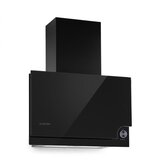 Klarstein amelia, kuhinjska napa, 123 w, 60 x 47 x 23,5 cm, led vrtljivi gumb za upravljanje na dotik, bela barva | Shoptok.si