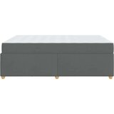 vidaXL Okvir kreveta s madracem Ostalo Tamno siva 160 x 200 cm tkanina | shoptok.hr