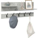  Vješalica za kapute na zidu Zidne Betonski sivi 90 x 15 x 36 cm | shoptok.hr