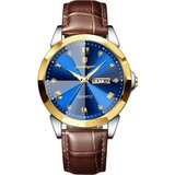 Poedagar Moška Ura RP - 41338 - Modra / Zlata / Rjava u