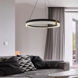  LED luster na sajli TRIANGLE LED/40W/230V 3000/4000/6000K Ø 60 cm, crna | Eponuda.com