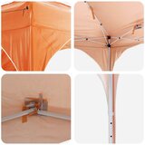  Zložljivi šotor za zabave 575 x 288 x 245 cm Oranžna, (5000248741) | Shoptok.si