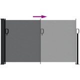  Uvlačiva bočna tenda 120 x 600 cm crna | shoptok.hr