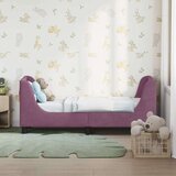  Posteljica za malčke z vzglavjem Vijolična 70 x 140 cm Žamet, (5000105057) | Shoptok.si
