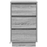  Noćni ormar s ladicama Siva 39 x 34,5 x 65 cm Konstruirano drvo | Eponuda.ba