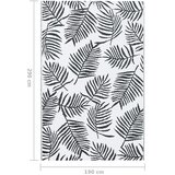 Vanjski tepih ARAKIL bijelo-crni 190 x 290 cm PP | shoptok.hr