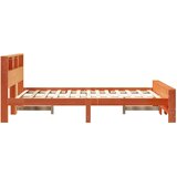  Krevetna konstrukcija Vosak smeđa 160 x 200 cm Masivna borovina | shoptok.hr