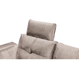 CARRYHOME KOTNA SEDEŽNA GARNITURA, mikrovelur krem barve | Shoptok.si