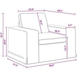 SOFA 2 pcs Tamno siva Metal | shoptok.hr