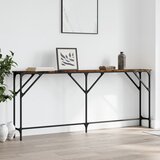 vidaXL Konzolni stol boja hrasta 180x23x75 cm od konstruiranog drva Cijene